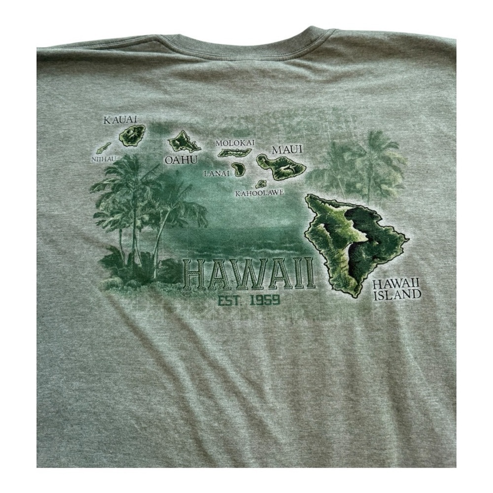 ABC Store Hawaii T-Shirt | Heathered Green | Size 2XL - Picture 4 of 9